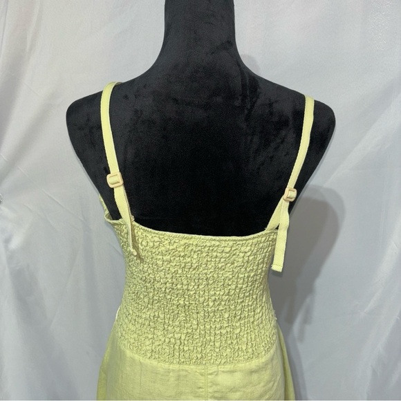 BOGO Free People Smocked Spaghetti Strap Dress Size 10 - Picture 4 of 10